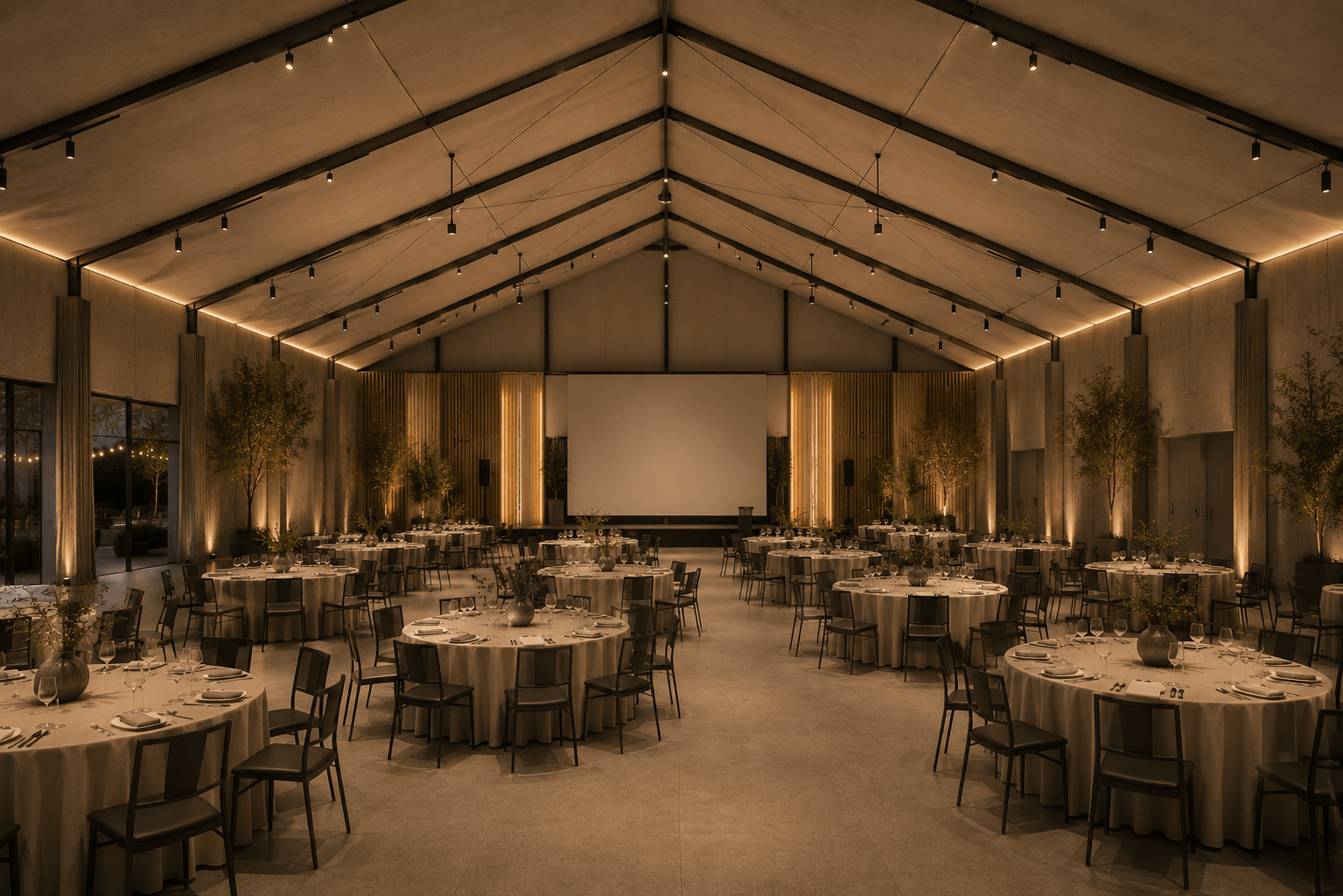 The Hall, an air-conditioned function space near Kobo Hotels.